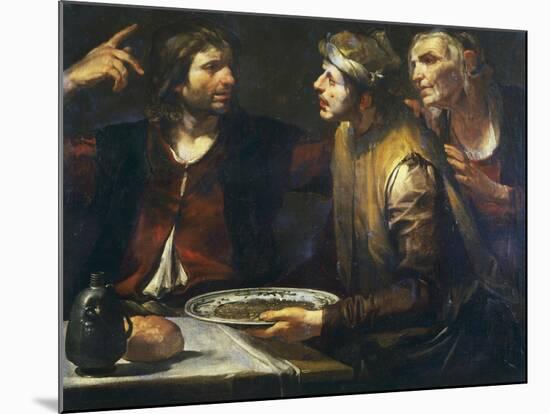 Esau Sells His Birth Right-Gioacchino Assereto-Mounted Giclee Print