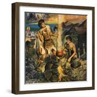 Esau Sells His Birthright-Harry G. Seabright-Framed Giclee Print