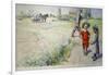 Esbjorn and the Peasant Girl-Carl Larsson-Framed Giclee Print