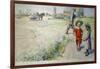 Esbjorn and the Peasant Girl-Carl Larsson-Framed Giclee Print