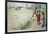 Esbjorn and the Peasant Girl-Carl Larsson-Framed Giclee Print
