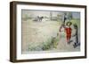 Esbjorn and the Peasant Girl-Carl Larsson-Framed Giclee Print