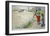 Esbjorn and the Peasant Girl-Carl Larsson-Framed Giclee Print