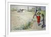 Esbjorn and the Peasant Girl-Carl Larsson-Framed Premium Giclee Print