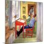 Esbjorn Doing His Homework, 1912-Carl Larsson-Mounted Giclee Print