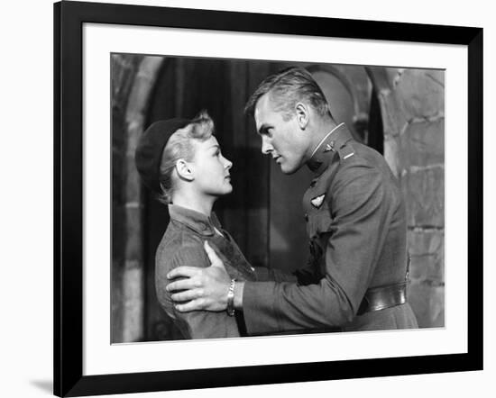 Escadrille Lafayette (Lafayette Escadrille) by William A.Wellman with Etchika Choureau and Tab Hunt-null-Framed Photo