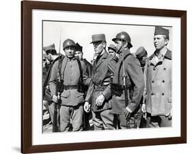 Escadrille Lafayette (Lafayette Escadrille) by William A.Wellman with Tab Hunter, 1958 (b/w photo)-null-Framed Photo