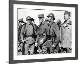 Escadrille Lafayette (Lafayette Escadrille) by William A.Wellman with Tab Hunter, 1958 (b/w photo)-null-Framed Photo