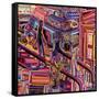 Escalator-Josh Byer-Framed Stretched Canvas