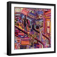 Escalator-Josh Byer-Framed Giclee Print