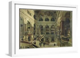 Escalier de l'Opéra à Paris-Victor Navlet-Framed Giclee Print