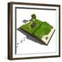 Escape from a Fairy Tale (Illustrated Concept)-viczast-Framed Photographic Print