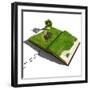 Escape from a Fairy Tale (Illustrated Concept)-viczast-Framed Photographic Print