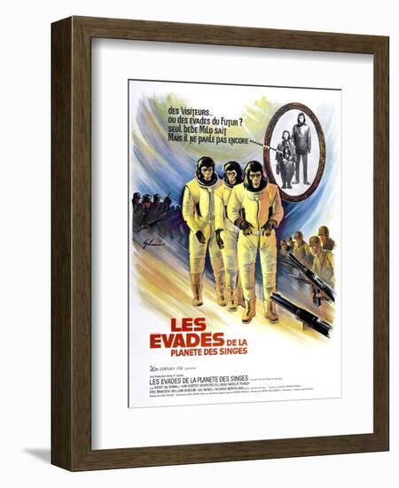 Escape From The Planet of the Apes, (aka Les Evades De La Planete Des Singes), 1971-null-Framed Art Print