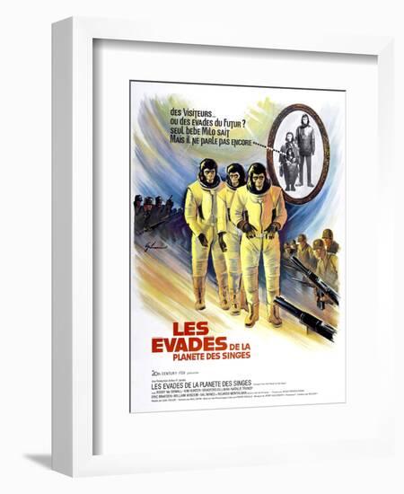 Escape From The Planet of the Apes, (aka Les Evades De La Planete Des Singes), 1971-null-Framed Art Print