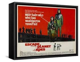 Escape From The Planet of the Apes, Kim Hunter, Roddy McDowall, 1971-null-Framed Stretched Canvas