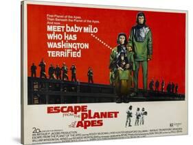 Escape From The Planet of the Apes, Kim Hunter, Roddy McDowall, 1971-null-Stretched Canvas