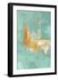 Escape into Teal Abstraction II-Michael Marcon-Framed Art Print