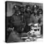 "Escape Kits" (Cyanide) Being Distributed to Black Fighter Pilots at Air Base in Italy, 1945-Toni Frissell-Stretched Canvas