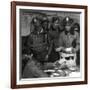 "Escape Kits" (Cyanide) Being Distributed to Black Fighter Pilots at Air Base in Italy, 1945-Toni Frissell-Framed Photo