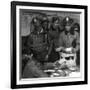 "Escape Kits" (Cyanide) Being Distributed to Black Fighter Pilots at Air Base in Italy, 1945-Toni Frissell-Framed Photo