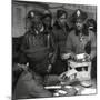 "Escape Kits" (Cyanide) Being Distributed to Black Fighter Pilots at Air Base in Italy, 1945-Toni Frissell-Mounted Photo