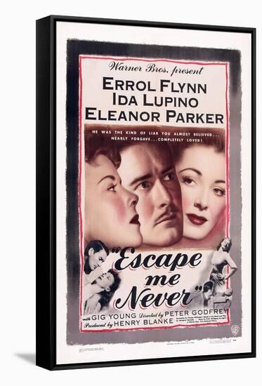 Escape Me Never, Ida Lupino, Errol Flynn, Eleanor Parker, 1947-null-Framed Stretched Canvas