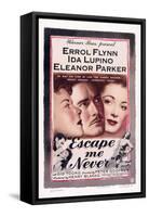 Escape Me Never, Ida Lupino, Errol Flynn, Eleanor Parker, 1947-null-Framed Stretched Canvas