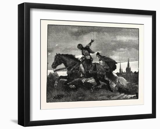 Escape of Jacqueline from Ghent-null-Framed Giclee Print