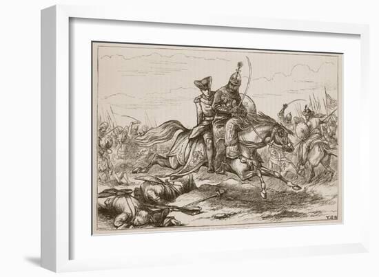 Escape of Lieutenant Goreham-null-Framed Giclee Print