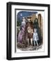 Escape of Louis XVI (1754-1793) and His Family, 1791-Louis Dupre-Framed Giclee Print