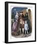 Escape of Louis XVI (1754-1793) and His Family, 1791-Louis Dupre-Framed Giclee Print