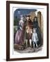 Escape of Louis XVI (1754-1793) and His Family, 1791-Louis Dupre-Framed Giclee Print