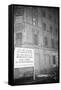 Escape Rope Hanging from Apartment in East Berlin-null-Framed Stretched Canvas