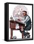 "Escape to Adventure", June 7,1924-Norman Rockwell-Framed Stretched Canvas