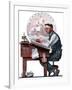 "Escape to Adventure", June 7,1924-Norman Rockwell-Framed Giclee Print