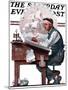 "Escape to Adventure" Saturday Evening Post Cover, June 7,1924-Norman Rockwell-Mounted Giclee Print