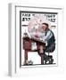 "Escape to Adventure" Saturday Evening Post Cover, June 7,1924-Norman Rockwell-Framed Giclee Print
