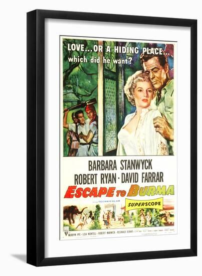 Escape to Burma-null-Framed Art Print