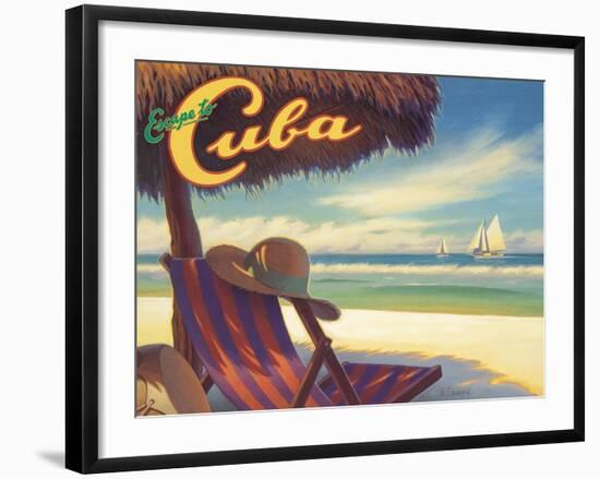 Escape to Cuba-Kerne Erickson-Framed Art Print