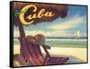 Escape to Cuba-Kerne Erickson-Framed Stretched Canvas