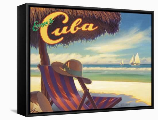 Escape to Cuba-Kerne Erickson-Framed Stretched Canvas