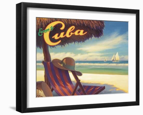 Escape to Cuba-Kerne Erickson-Framed Art Print