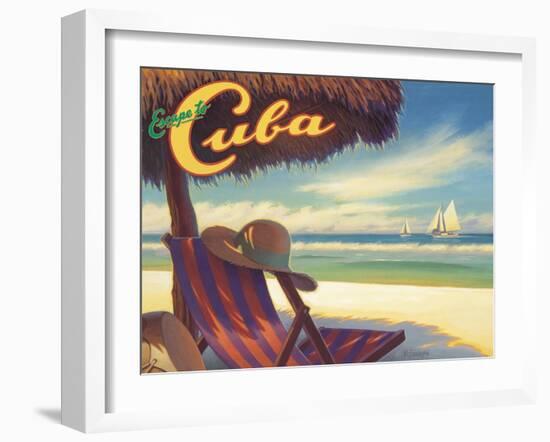 Escape to Cuba-Kerne Erickson-Framed Art Print