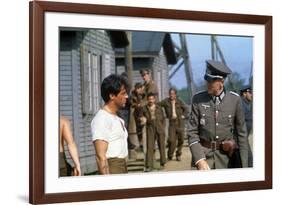 ESCAPE TO VICTORY, 1981 directed by JOHN HUSTON Sylvester Stallone and Max von Sydow (photo)-null-Framed Photo