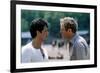 ESCAPE TO VICTORY, 1981 directed by JOHN HUSTON Sylvester Stallone and Michael Caine (photo)-null-Framed Photo