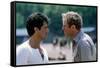 ESCAPE TO VICTORY, 1981 directed by JOHN HUSTON Sylvester Stallone and Michael Caine (photo)-null-Framed Stretched Canvas