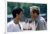 ESCAPE TO VICTORY, 1981 directed by JOHN HUSTON Sylvester Stallone and Michael Caine (photo)-null-Framed Photo