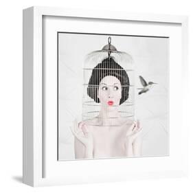 Escape-null-Framed Art Print