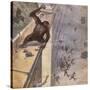 Escaping Monkey, 1932-null-Stretched Canvas